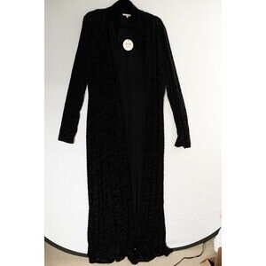 Remi x Revolve Edina Duster Cardigan 3X Black Animal Tiger Plus Size Sheer NEW